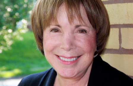 Headshot of poet Marilyn Taylor outside.